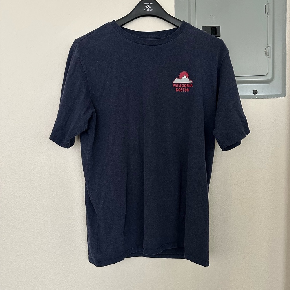 Vintage 90s Patagonia Boston Graphic T-Shirt in Size Large